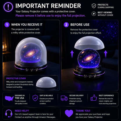 🌌5DMini Galaxy Star Projector🧸