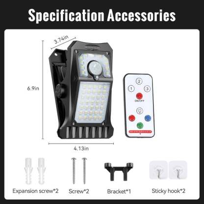 2025 New USB & Solar Charging Clip LIght
