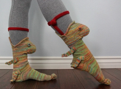 🎅Christmas Sale- 3D Knit Crocodile Socks