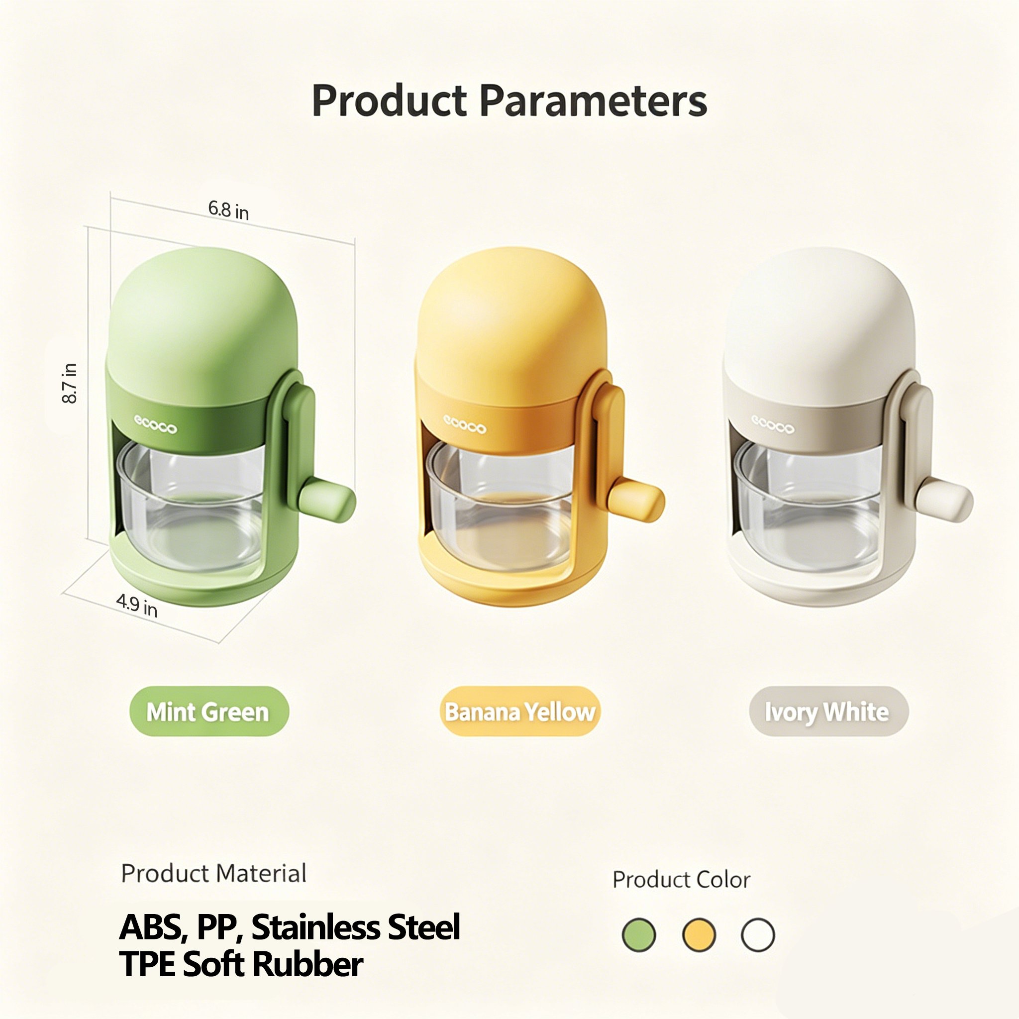 🍓 Two-Flavor Ice Shaver – Summer Fun for Everyone