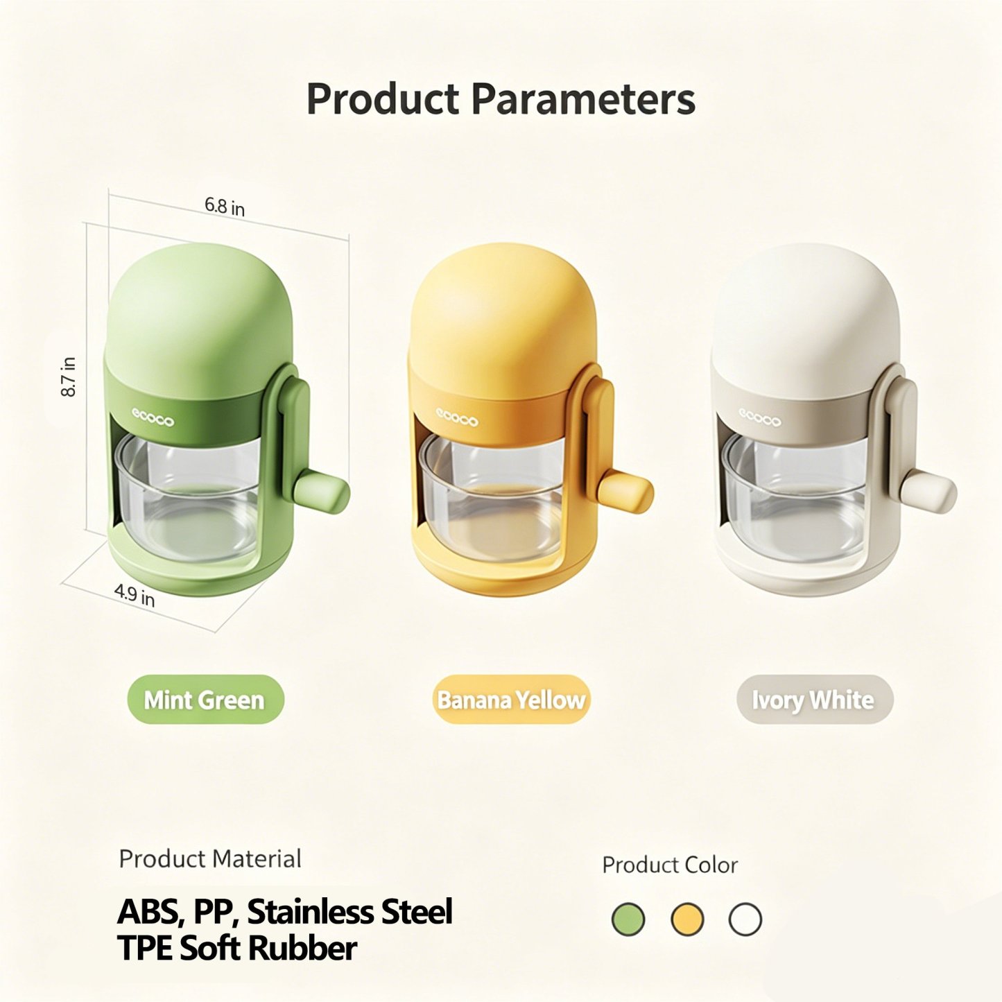 🍓 Two-Flavor Ice Shaver – Summer Fun for Everyone