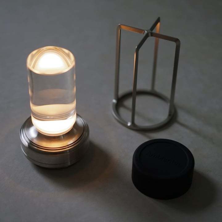 Metal Crystal Table Lamp - Exquisite Dimmable Ambient Lighting