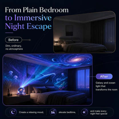 🌌5DMini Galaxy Star Projector🧸