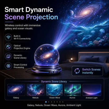 🌌5DMini Galaxy Star Projector🧸