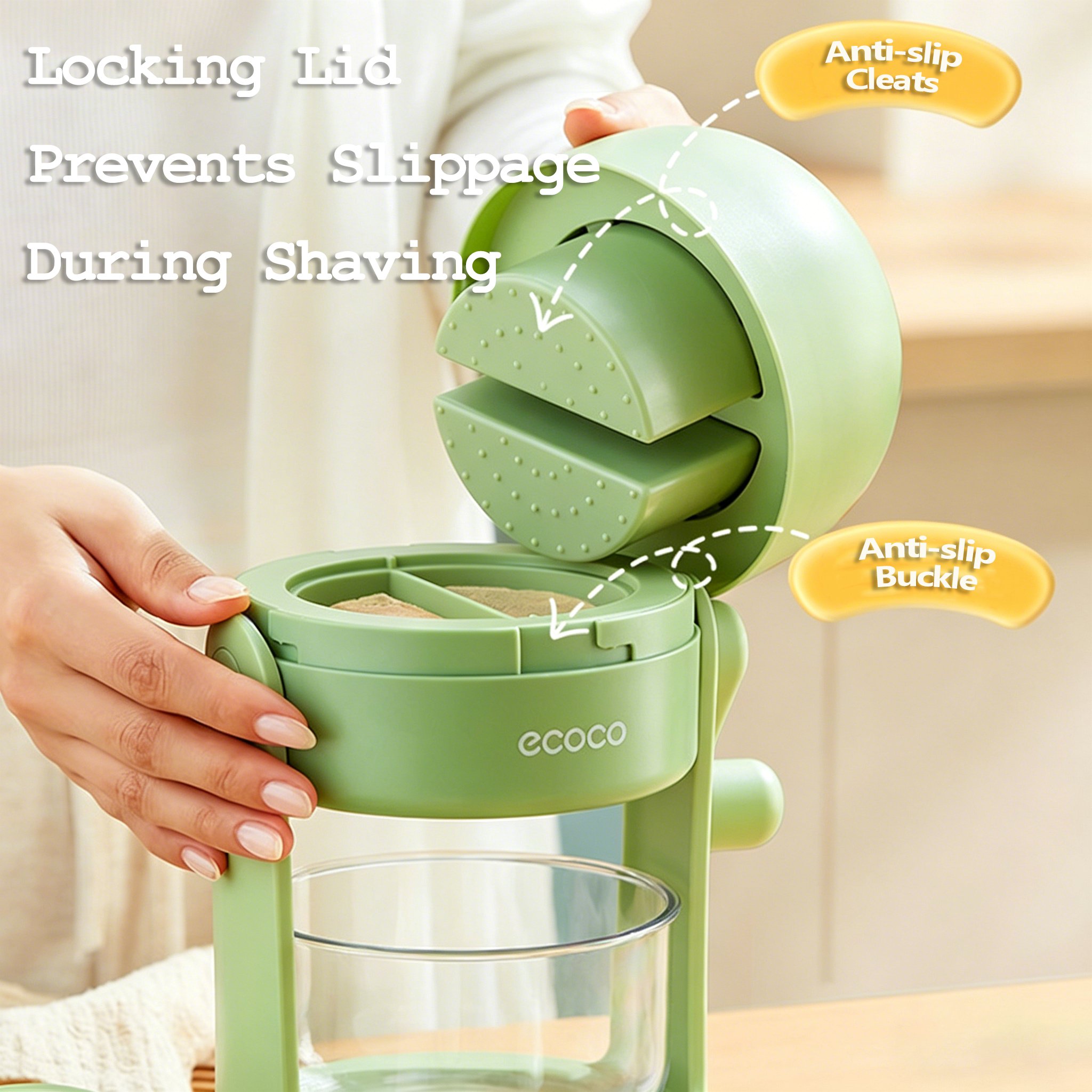 🍓 Two-Flavor Ice Shaver – Summer Fun for Everyone