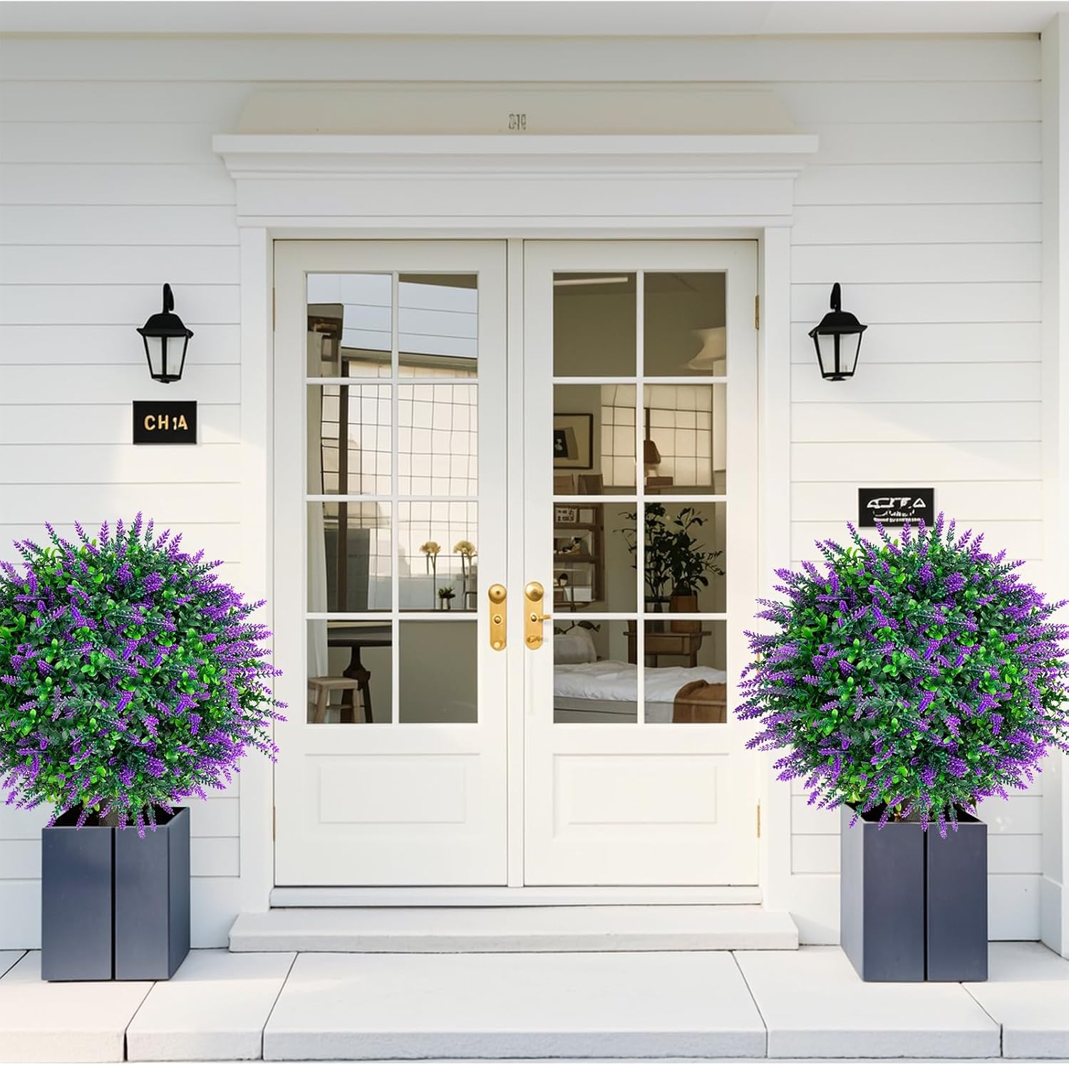 🌳Artificial Boxwood Topiary Ball Trees & Lavender Trees