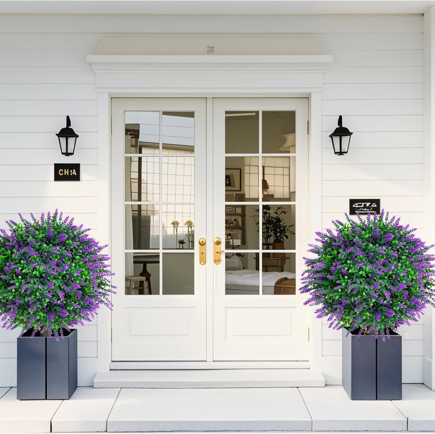 🌳Artificial Boxwood Topiary Ball Trees & Lavender Trees