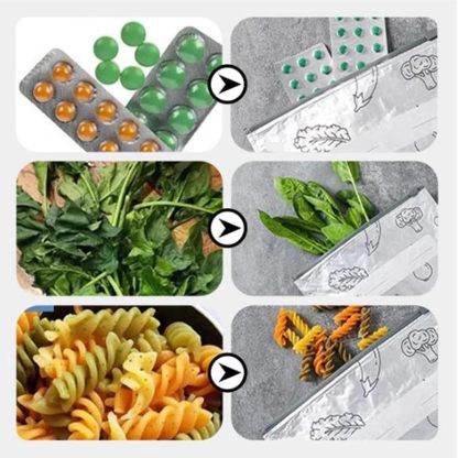 💥Reusable Aluminum Foil Freshness Seal Bags – Your Kitchen’s New Best Friend! 🍴✨