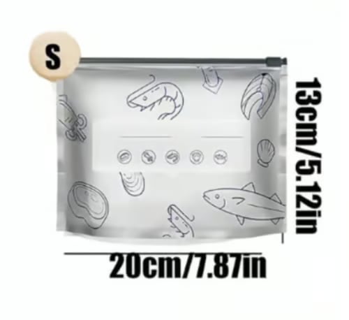 💥Reusable Aluminum Foil Freshness Seal Bags – Your Kitchen’s New Best Friend! 🍴✨