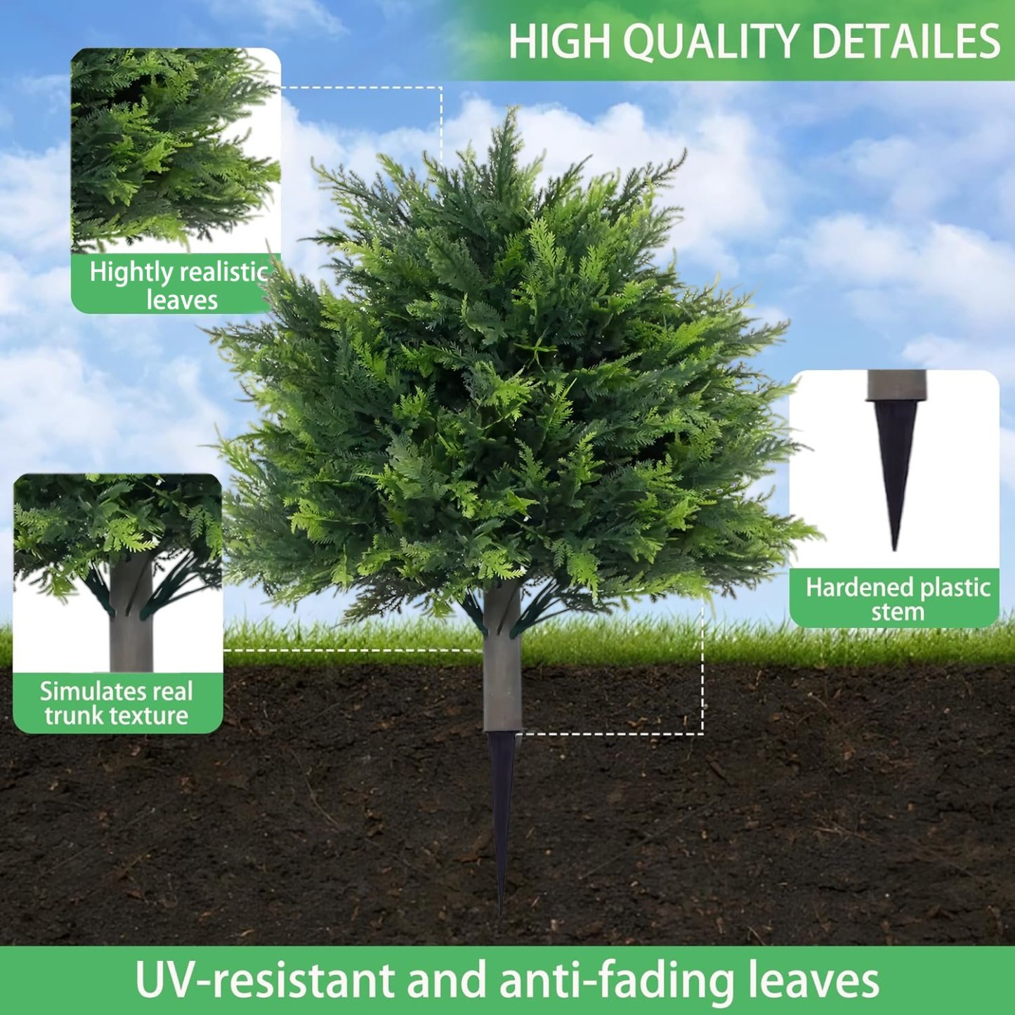 🌳Artificial Topiary Ball Tree