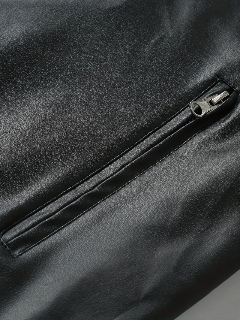 Men’s Genuine Calfskin Leather Jacket – Handcrafted Classic Style