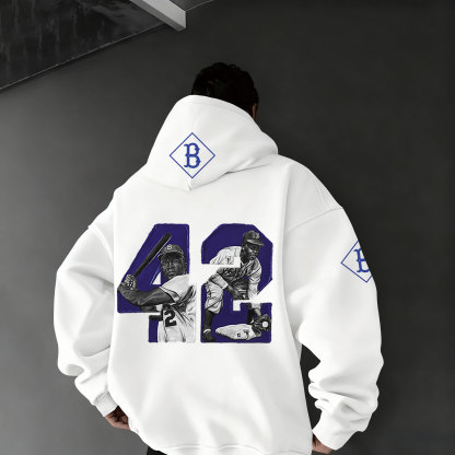 Jackie Robinson 42 Baseball Hoodie
