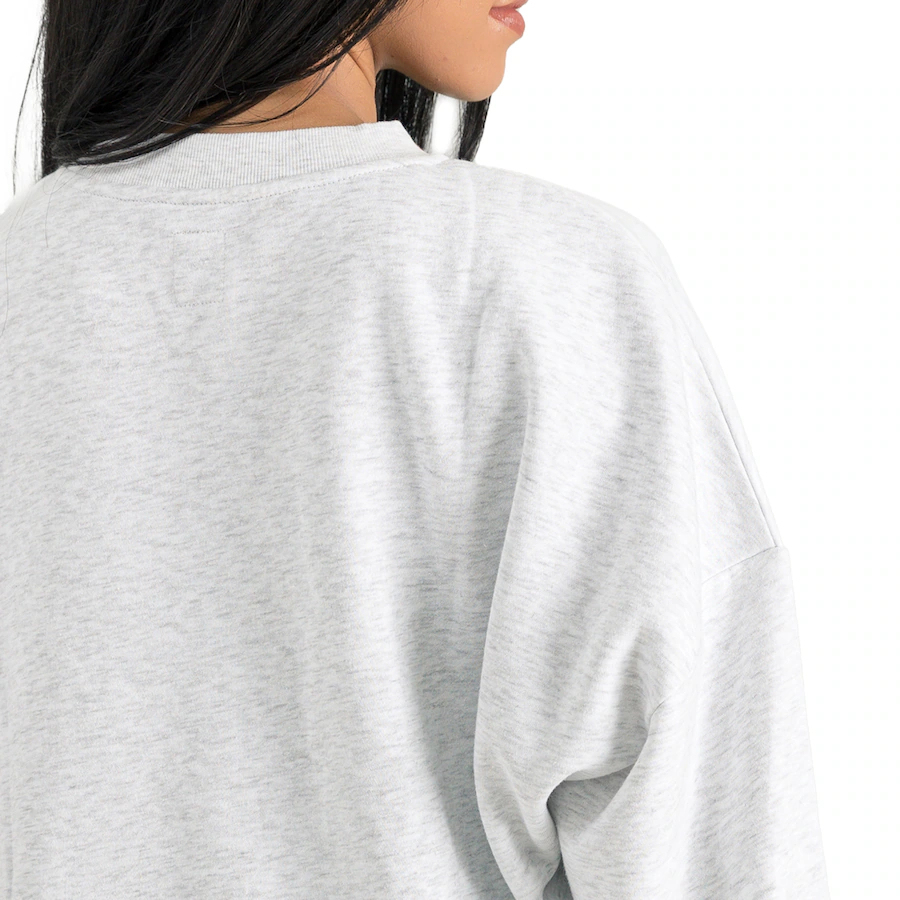 Ladies' grey Sunday casual sports sweatshirt