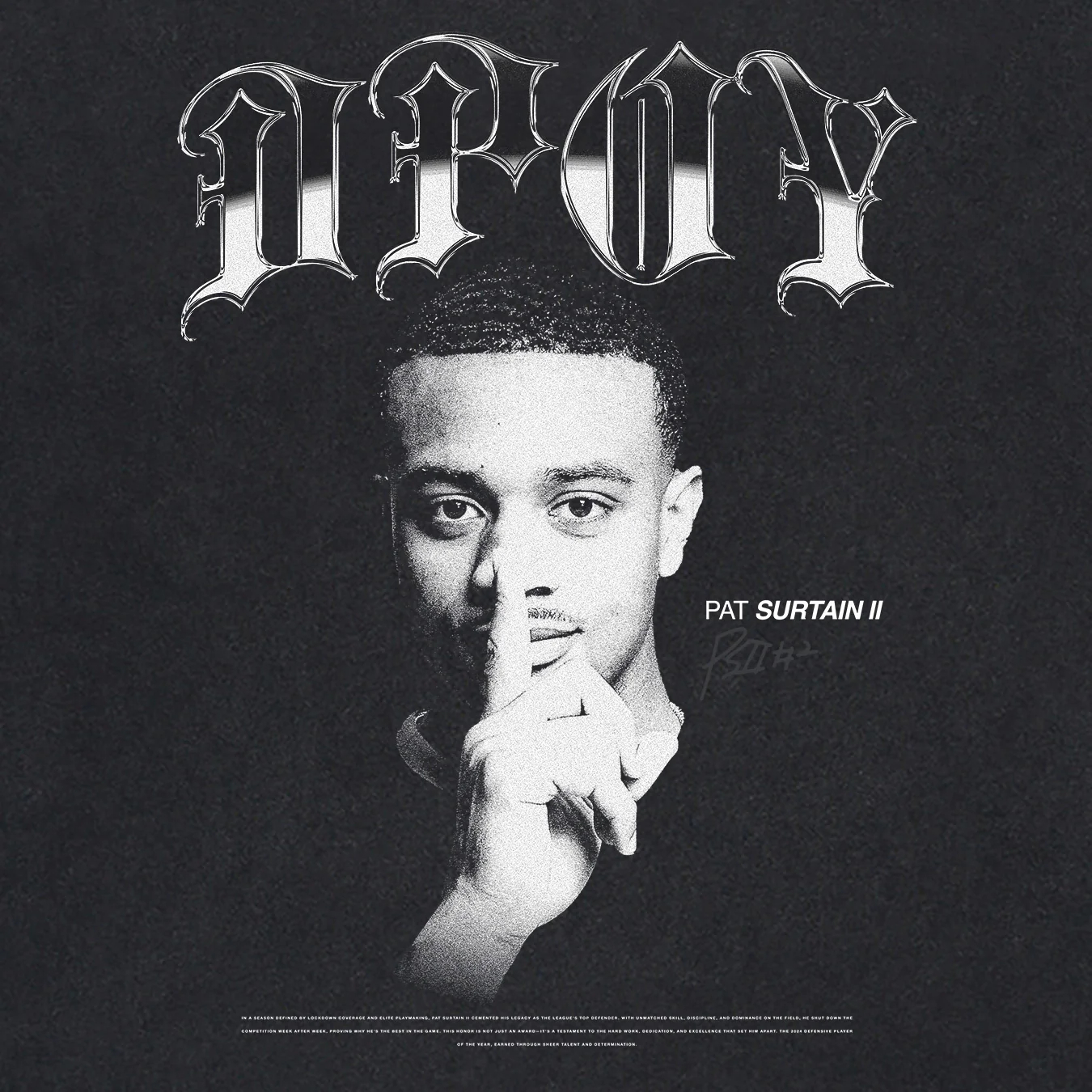 Pat Surtains II - DPOY Shhh Tee