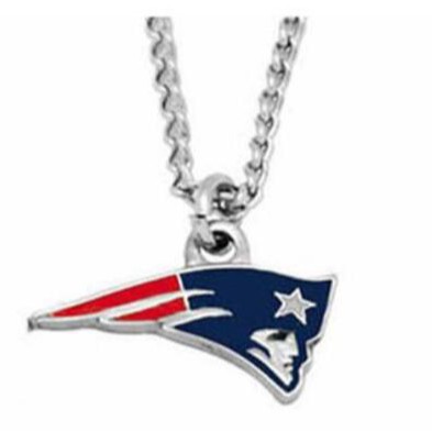 Football team logo sports pendant necklace