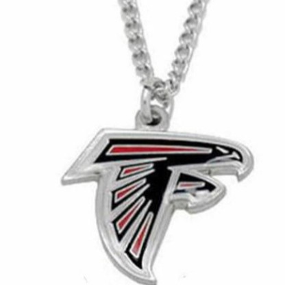 Football team logo sports pendant necklace