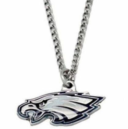 Football team logo sports pendant necklace
