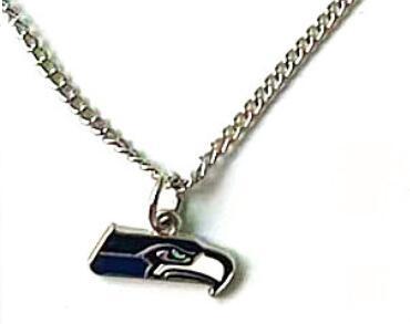 Football team logo sports pendant necklace