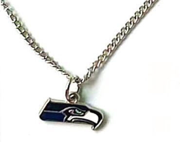 Football team logo sports pendant necklace