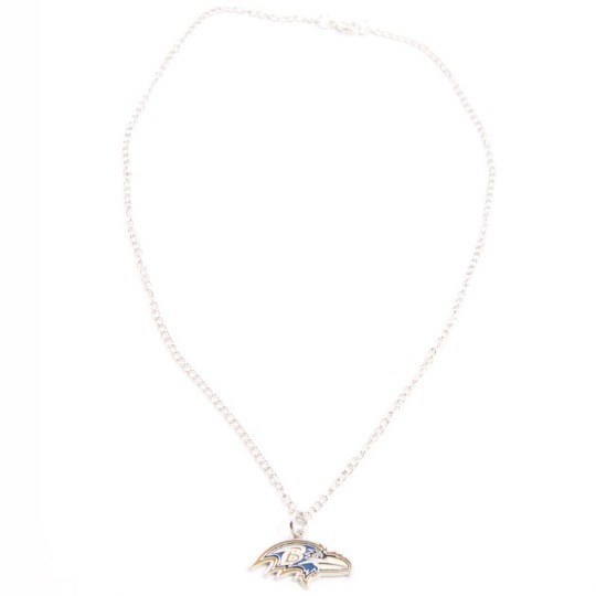 Football team logo sports pendant necklace