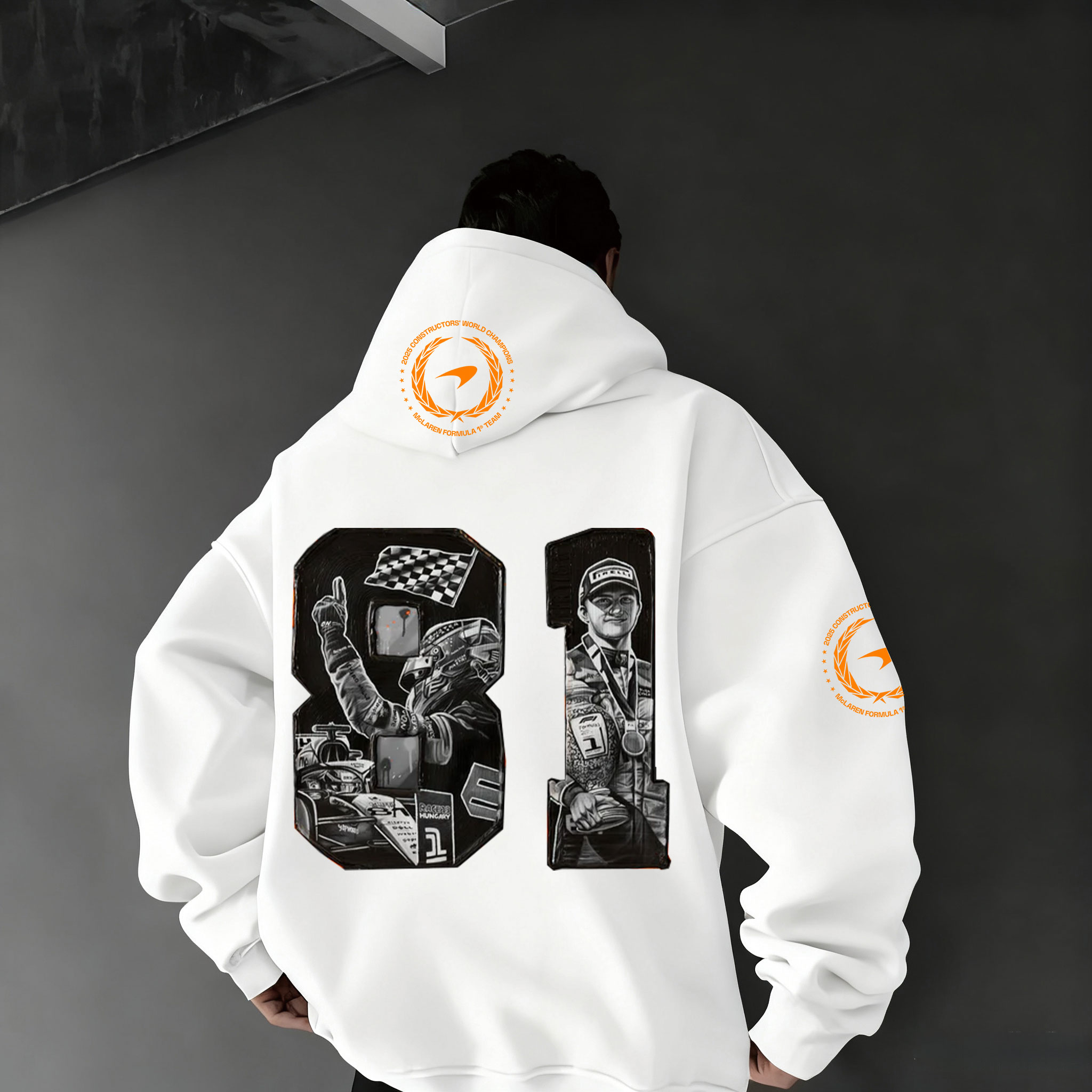 F1 McLaren 81 Piastri Graphic Hoodie