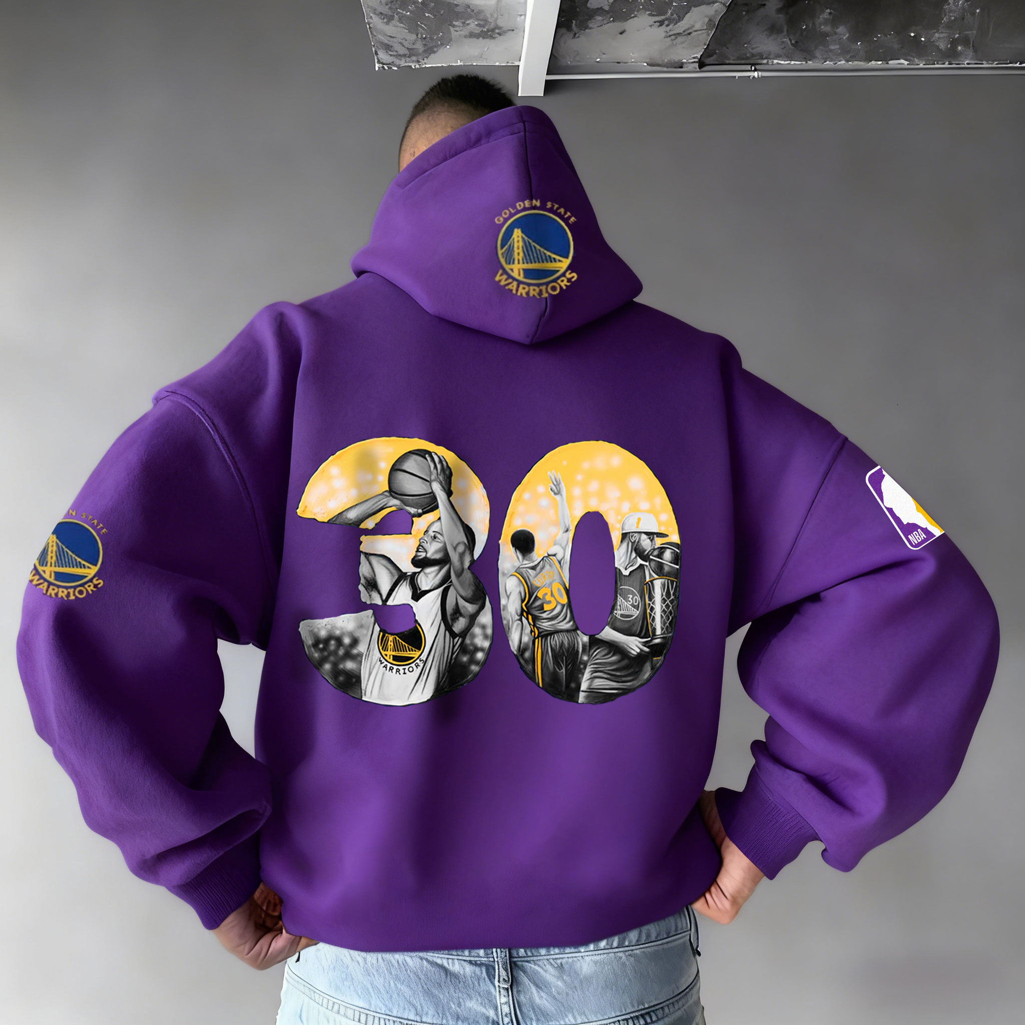 Warriors Curry #30 Graphic Hoodie
