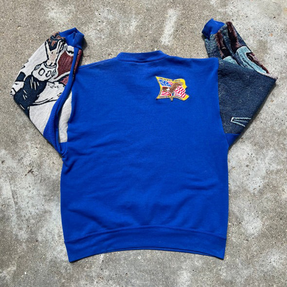 Patriots Print Long Sleeve Sweatshirt