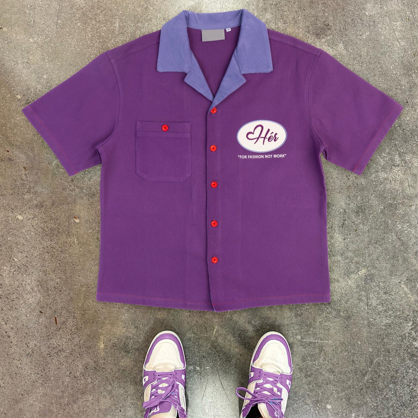 Retro Street Print Casual Shirt