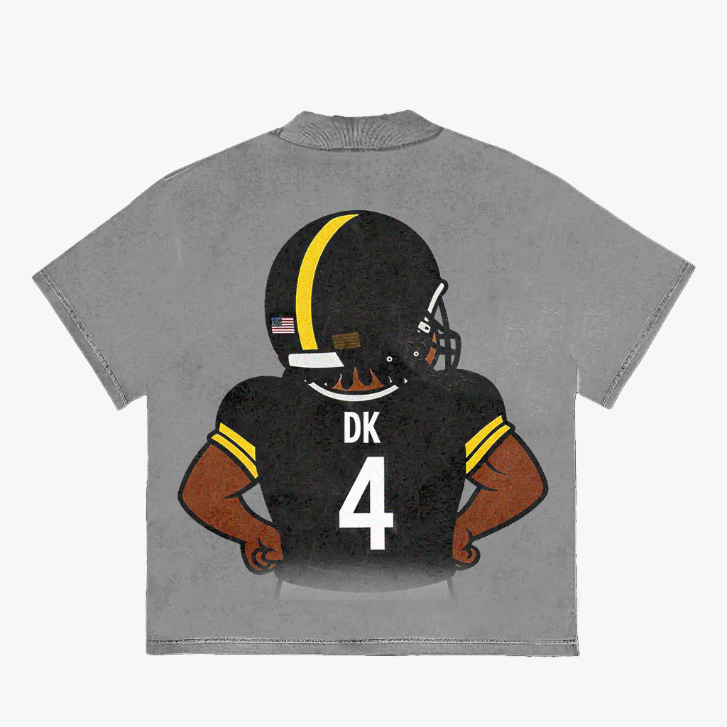 Number 4”DK" Hardknock Tee