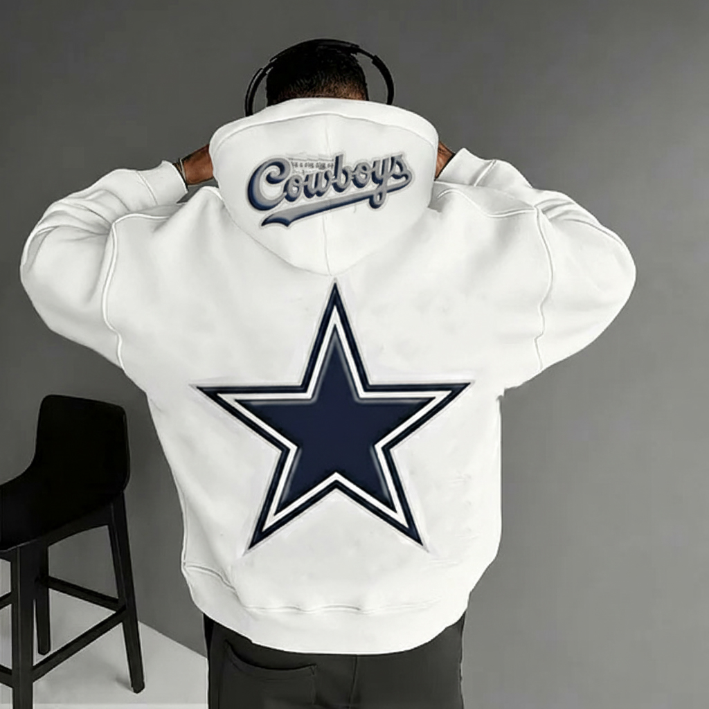 Streetwear Style Graphic Fleece Lined Hoodie