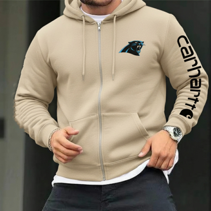 Carolina Panthers Stylish Urban Zip-Up Hoodie With City-Inspired Design