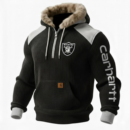 Carhartt ×Las Vegas Raiders color matching comfort hoodie