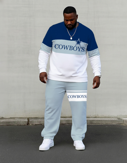 Comfortable Big & Tall Men's official from Dallas Cowboys sportswear Set