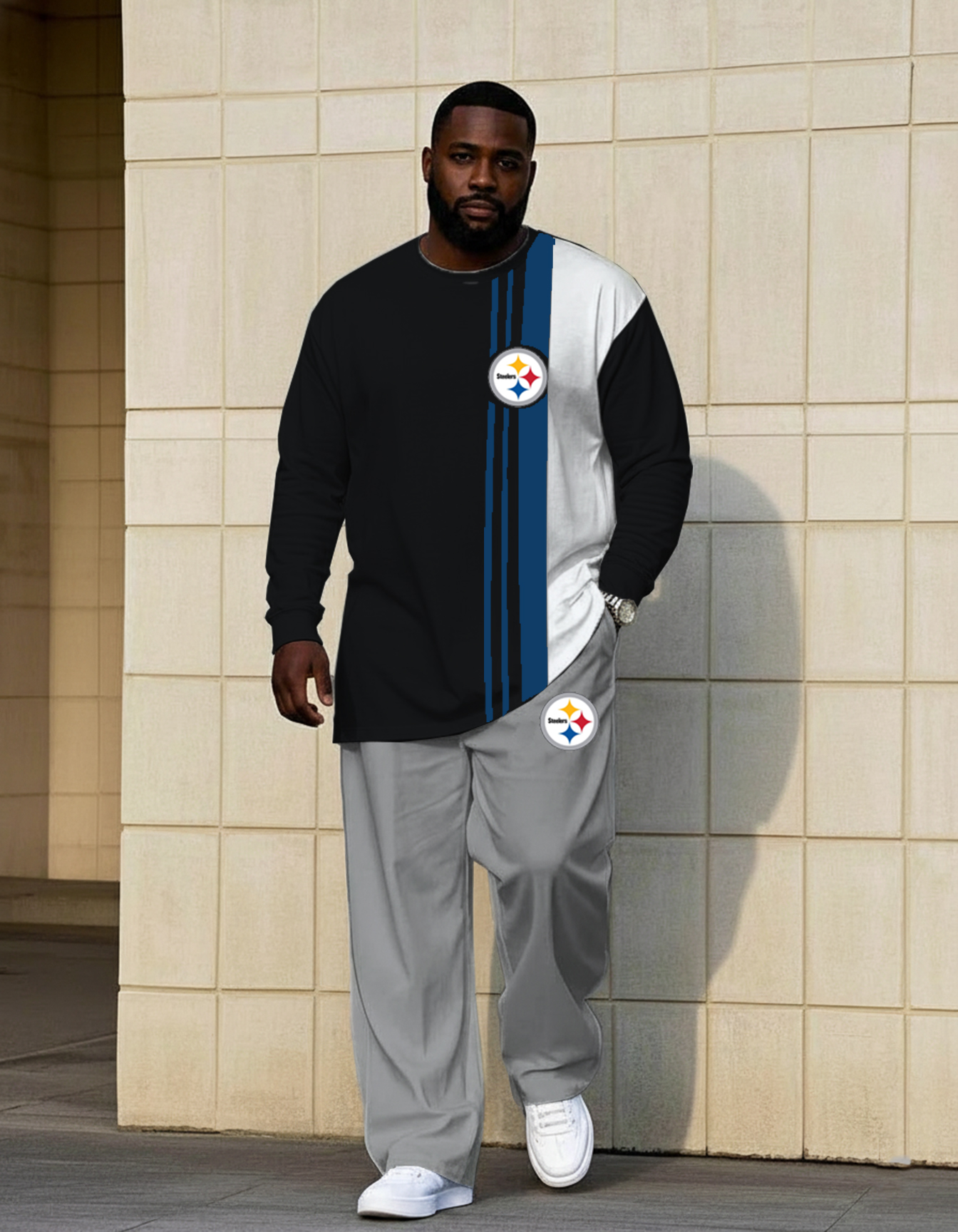 Comfort Pittsburgh Steelers Hardknock Pants Hoodie Set