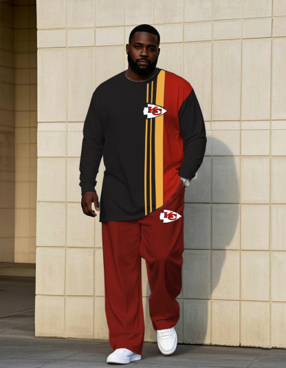 Comfort Kansas City Chiefs Hardknock Pants Hoodie Set