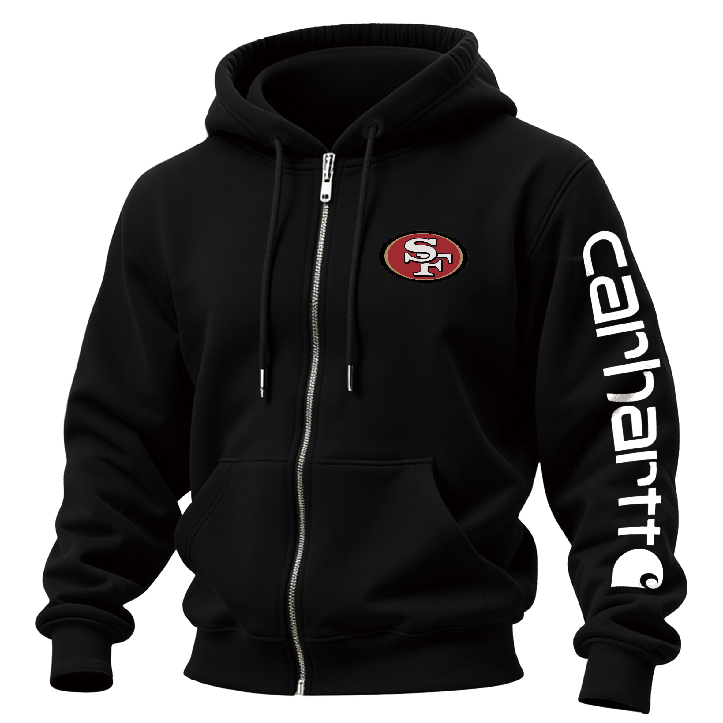 San Francisco 49ers Urban Zip-Up Hoodie With City-Inspired Design