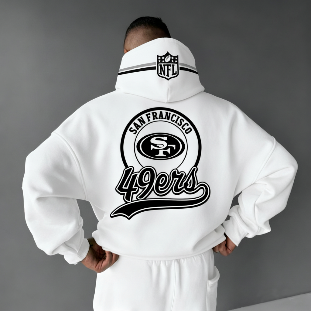 San Francisco 49ers White Pullover Hoodie​