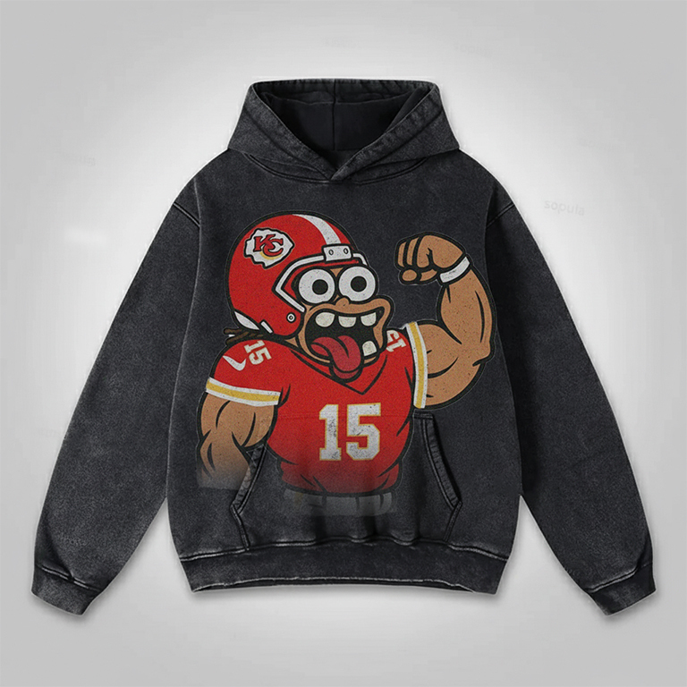 "Comic Athlete Hoodie"