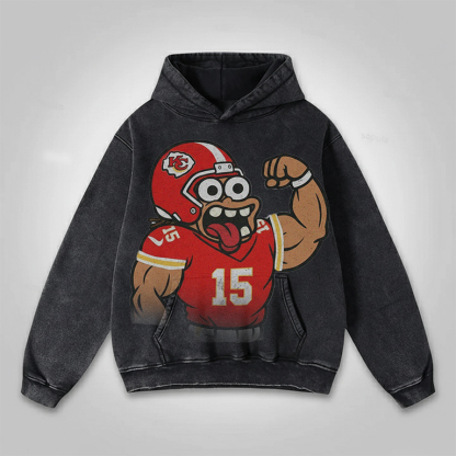 "Comic Athlete Hoodie"
