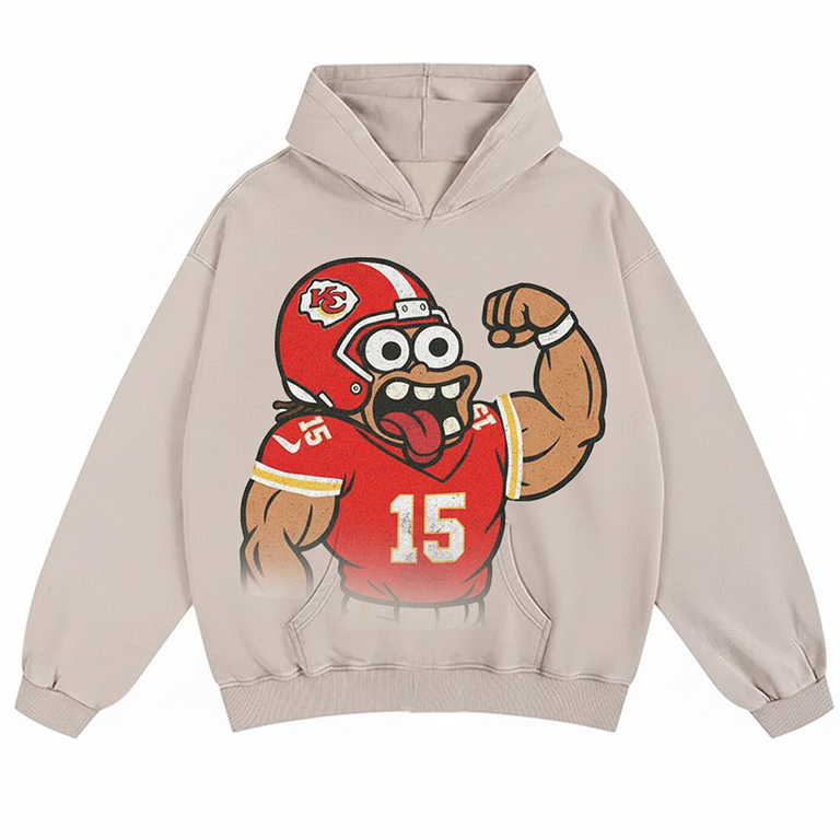 "Comic Athlete Hoodie"