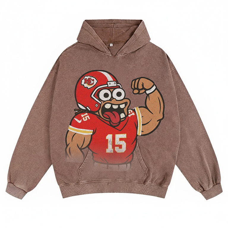 "Comic Athlete Hoodie"