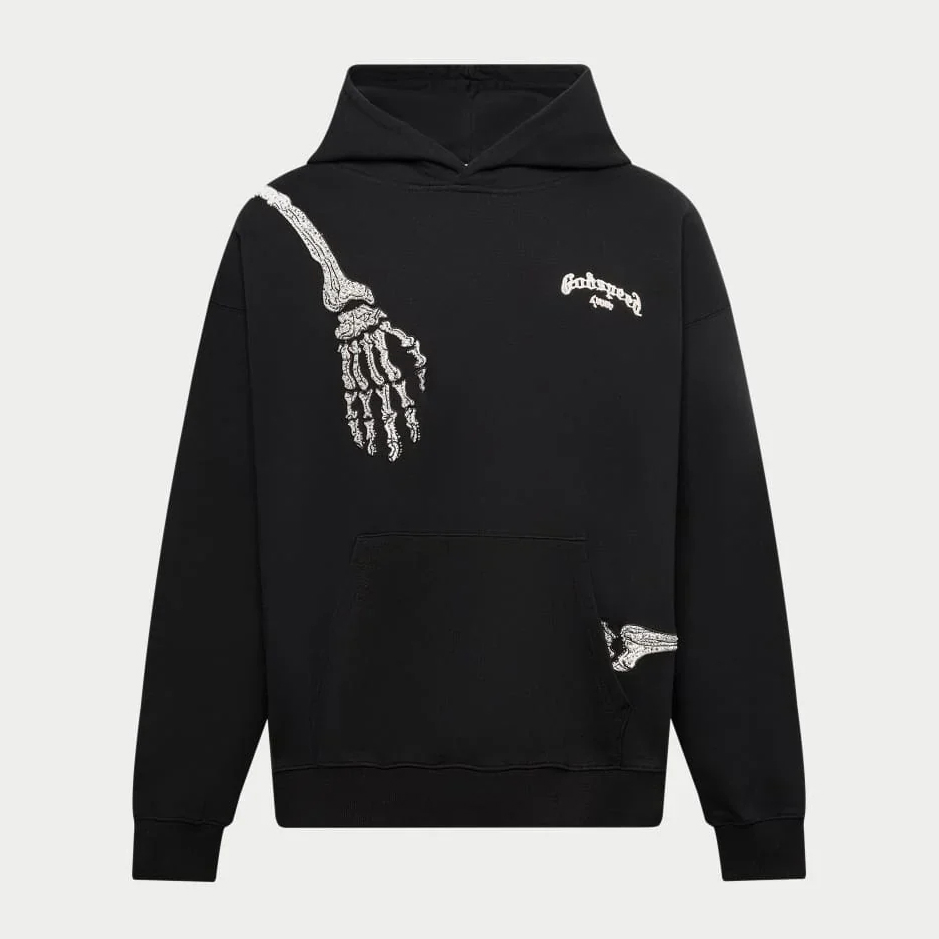 Godspeed R.O.D White Skull Cotton Long Sleeve Hoodie