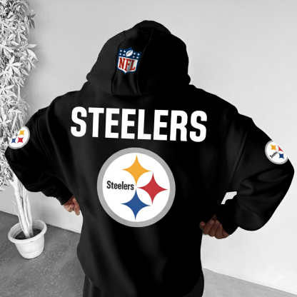 Men's Casual Team Logo Hoodie