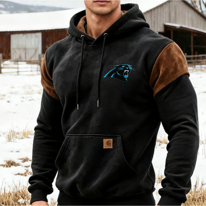 Carhartt × Carolina Panthers official collaboration plush hoodie