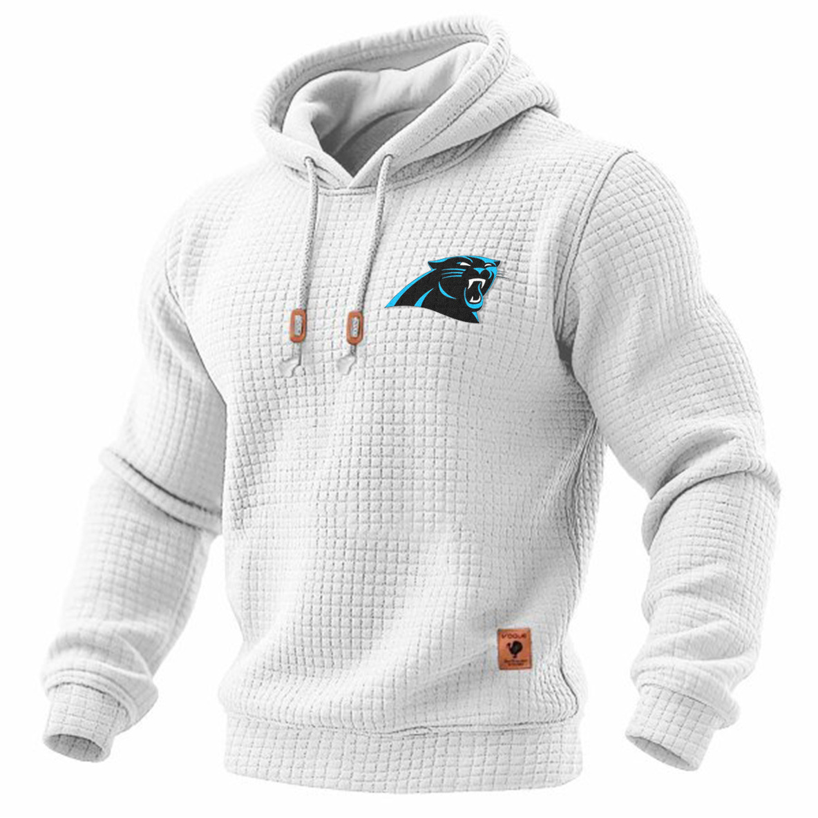 Carhartt × Carolina Panthers Head Logo Grid Fleece Lined Hoodie