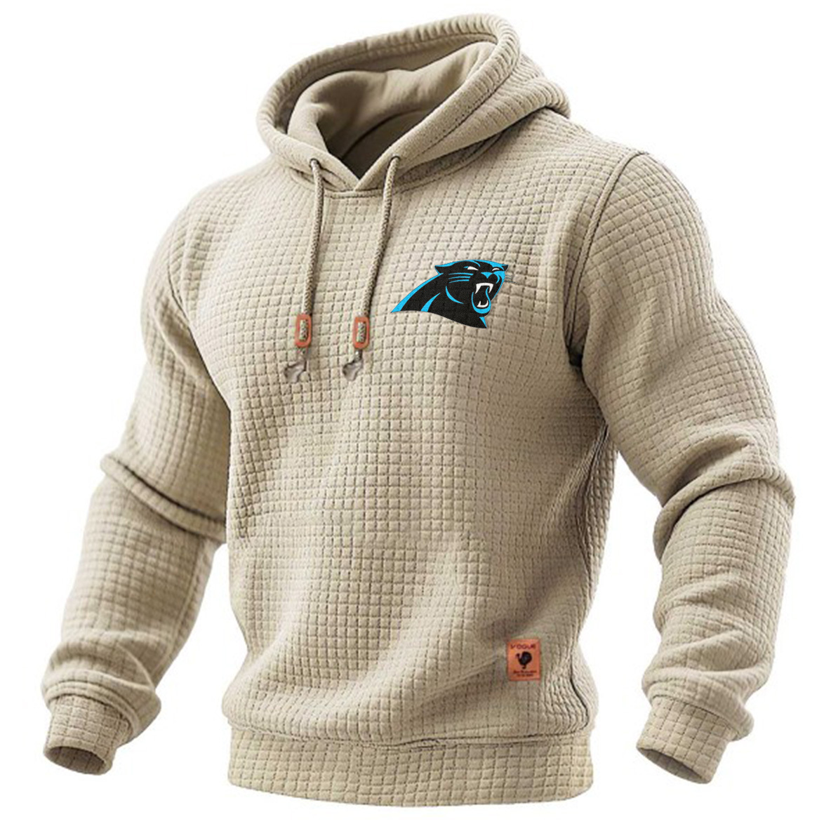 Carhartt × Carolina Panthers Head Logo Grid Fleece Lined Hoodie