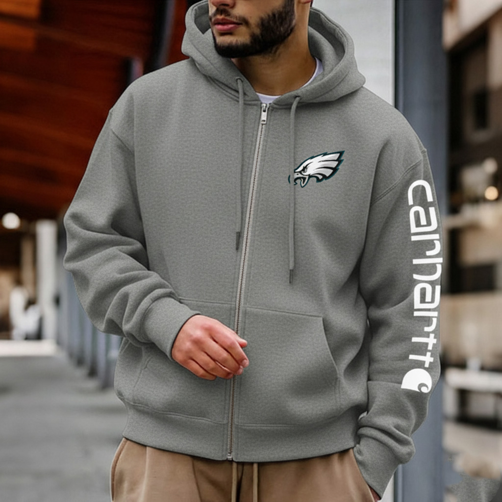 Philadelphia Eagles Urban Zip-Up Hoodie With City-Inspired Design