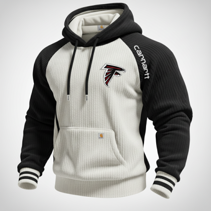 Carhartt ×Atlanta Falcons color matching fashion comfort hoodie