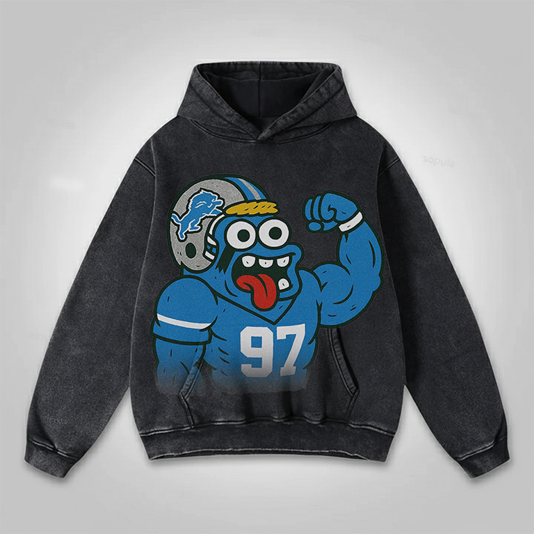 Detroit mascot hoodie