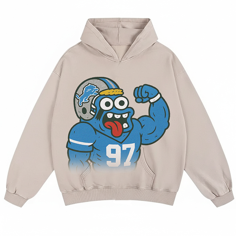 Detroit mascot hoodie